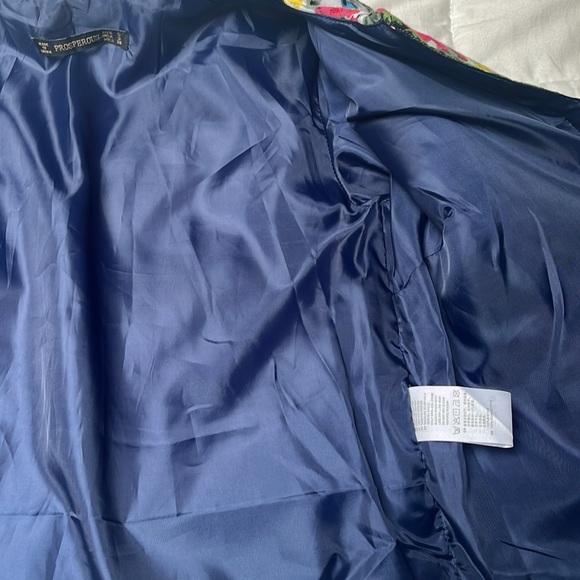 ‘Renata' Floral Embroidered Open Front Blazer - Picture 9 of 12